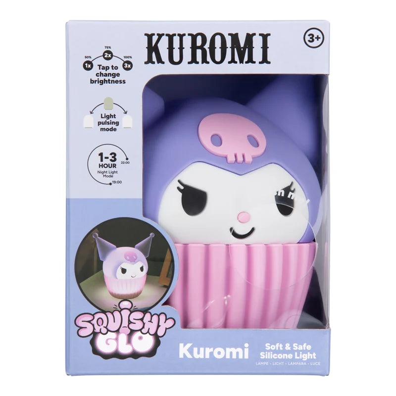 *IN STOCK* Paldone -Sanrio Kuromi SquishyGlo Silicone Light Rechargeable 15cm