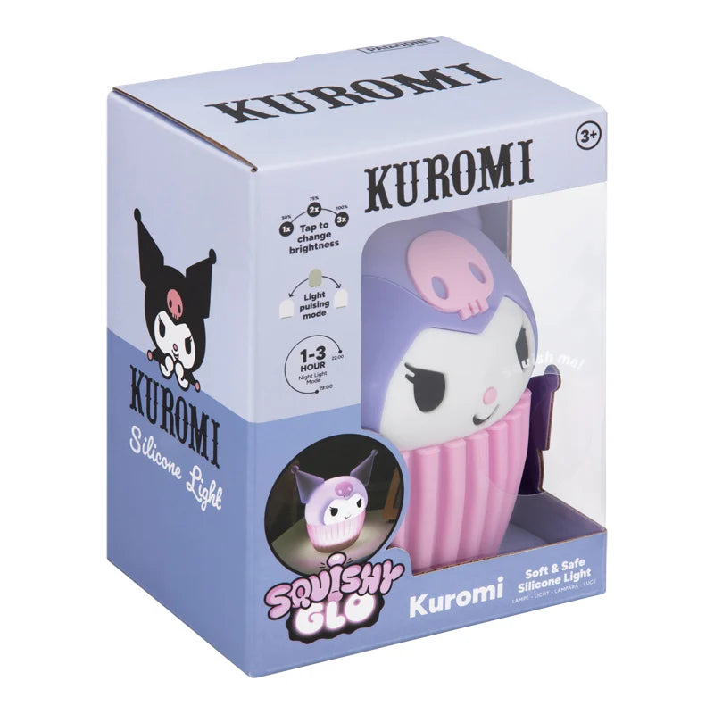 *IN STOCK* Paldone -Sanrio Kuromi SquishyGlo Silicone Light Rechargeable 15cm