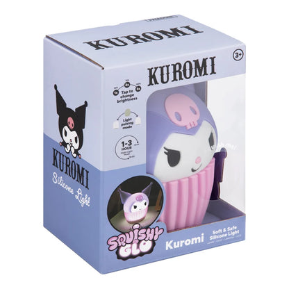*IN STOCK* Paldone -Sanrio Kuromi SquishyGlo Silicone Light Rechargeable 15cm