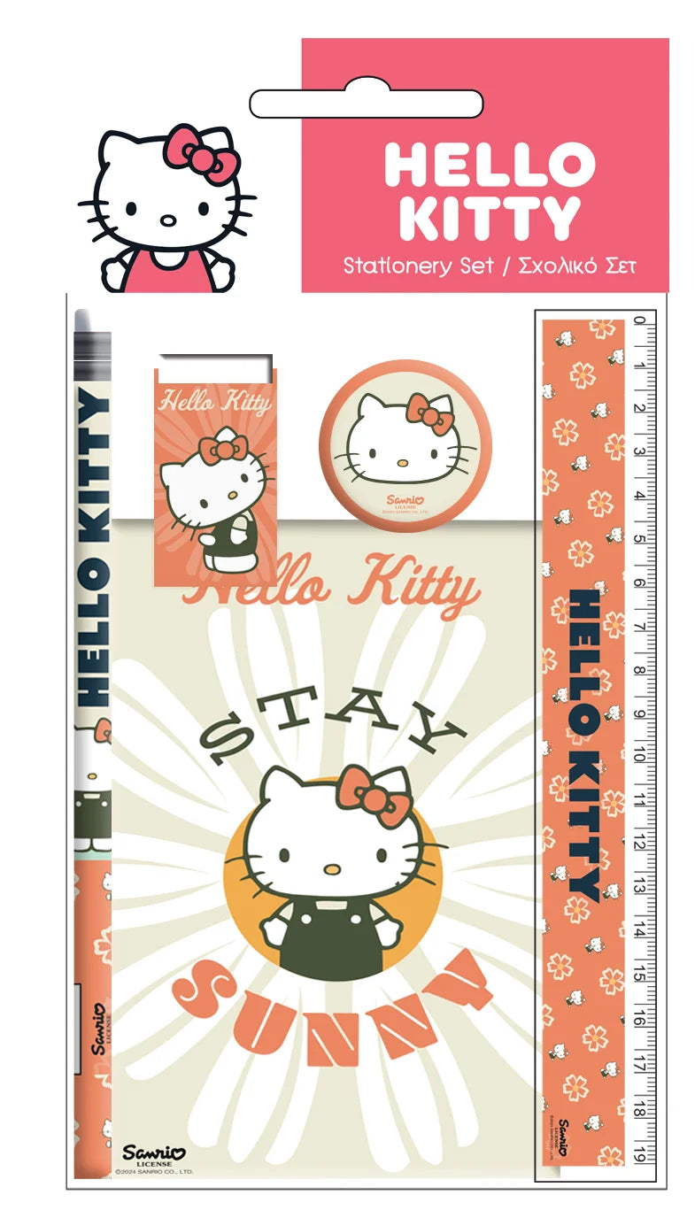 Sanrio -Hello Kitty Stationery Set 5pc