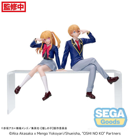 *IN STOCK* Sega -Oshi No Ko Aqua Hoshino Perching PVC Statue Uniform 13 cm