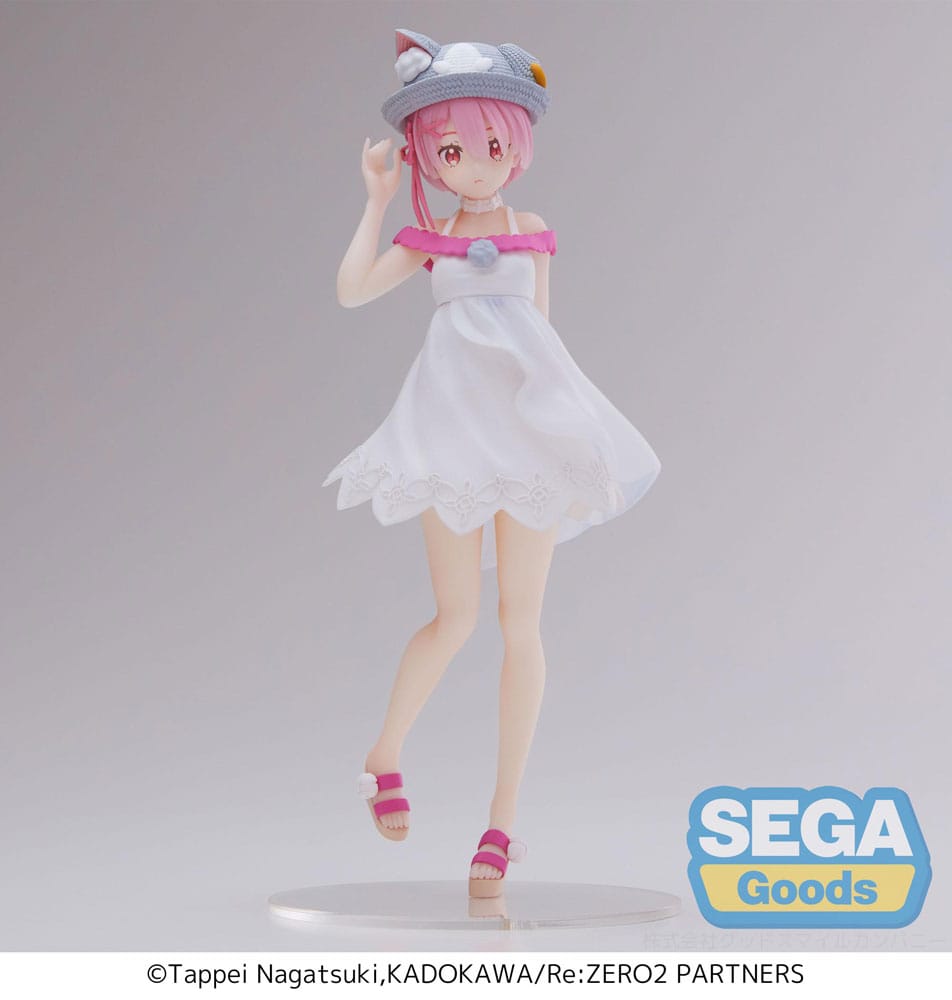 Sega -Re Zero Ram Luminasta PVC Statue Nyatsu Day 19 cm