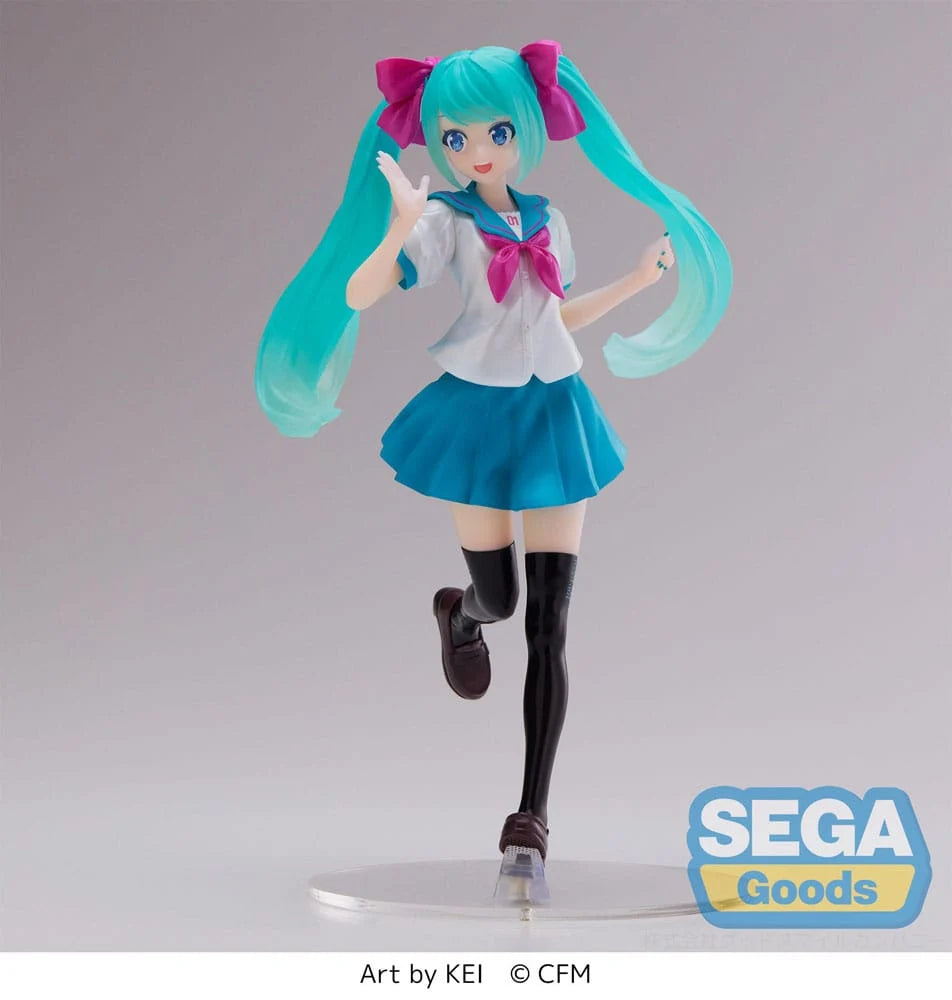 Sega -Vocaloid Hatsune Miku 16th Anniversary KEI Ver Figure Luminasta