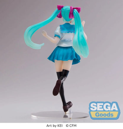 Sega -Vocaloid Hatsune Miku 16th Anniversary KEI Ver Figure Luminasta