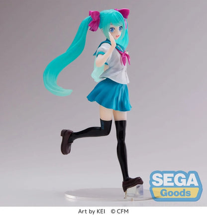 Sega -Vocaloid Hatsune Miku 16th Anniversary KEI Ver Figure Luminasta