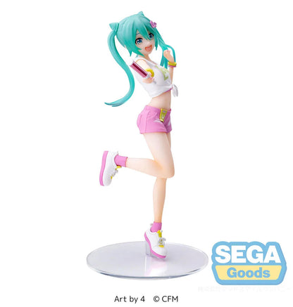 Sega -Vocaloid Hatsune Miku Live Cheering Figure Luminasta 20cm