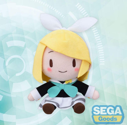 *IN STOCK* Sega -vocaloid Kagamine Rin Mini Fuwa Fuwa Plush Uniform ver 16 cm