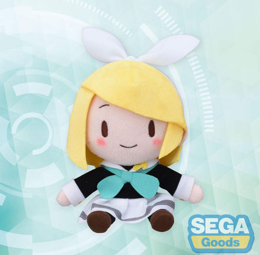 *IN STOCK* Sega -vocaloid Kagamine Rin Mini Fuwa Fuwa Plush Uniform ver 16 cm