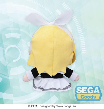 *IN STOCK* Sega -vocaloid Kagamine Rin Mini Fuwa Fuwa Plush Uniform ver 16 cm