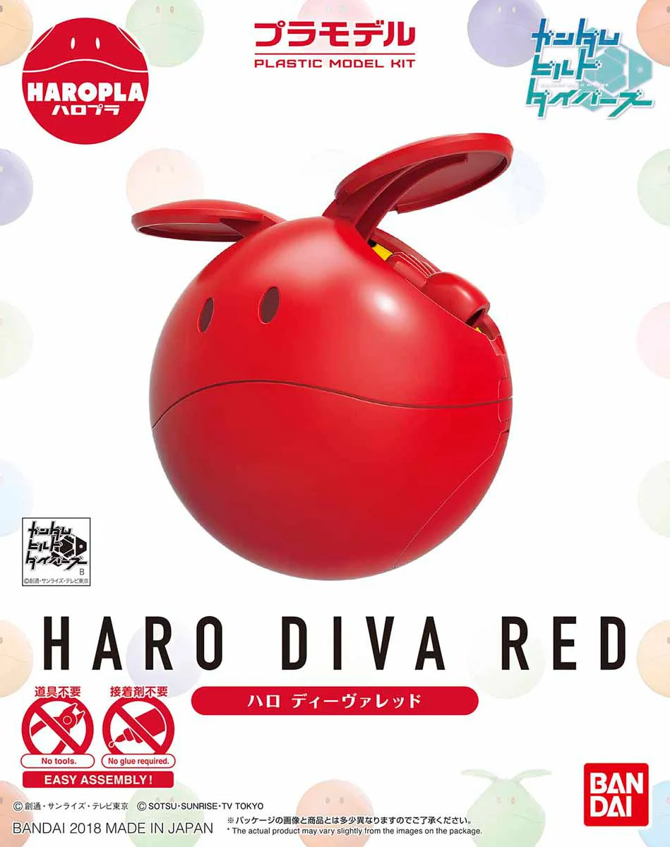 Bandai -Gundam Haro Diva Red