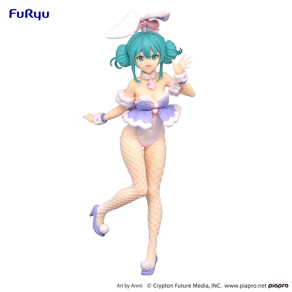 Furyu -Vocaloid Hatsune Miku Bicute bunnies white rabbit Purple Ver