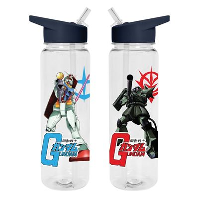 Pyramid -Gundam Gundam RX78 Zaku II Water Bottle Plastic 700 ml