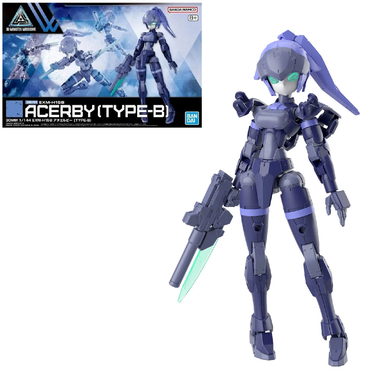Bandai -30 Minute Missions EXM-H15B Acerby 30MM 1 144 Type B