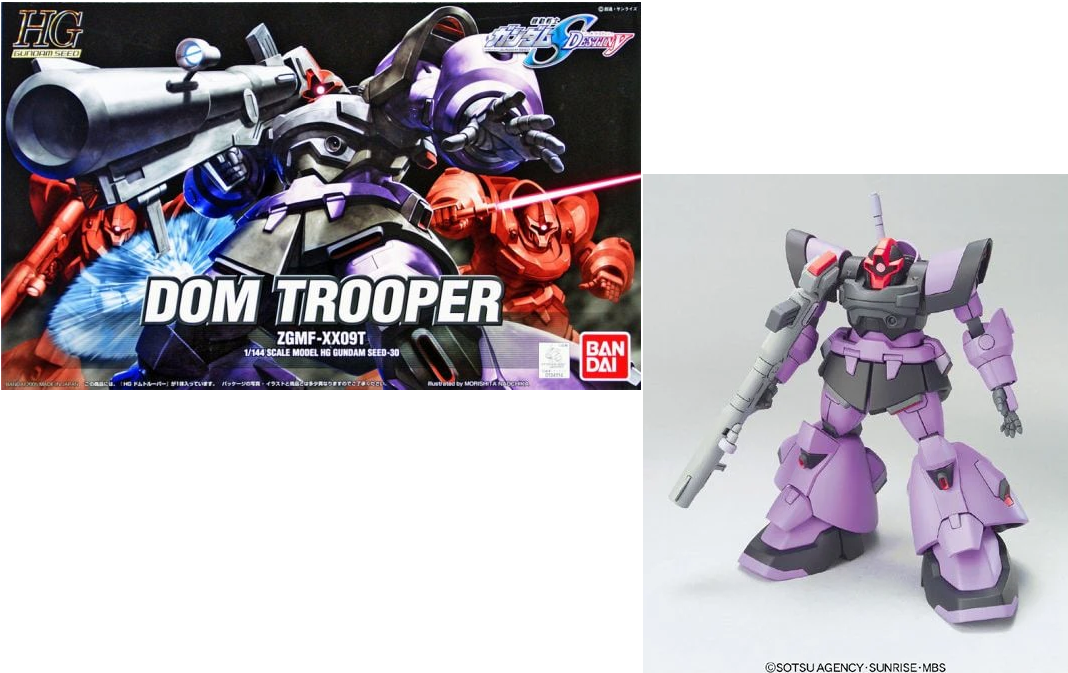 Bandai -Gundam Dom Trooper HGCE 1 144